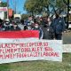 Los guardicárceles se encuentran frente al Ministerio de Justicia.