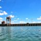 La bajante del río no impide a la central de Itaipú seguir cumpliendo con su compromiso de generación de energía. Foto: Gentileza.