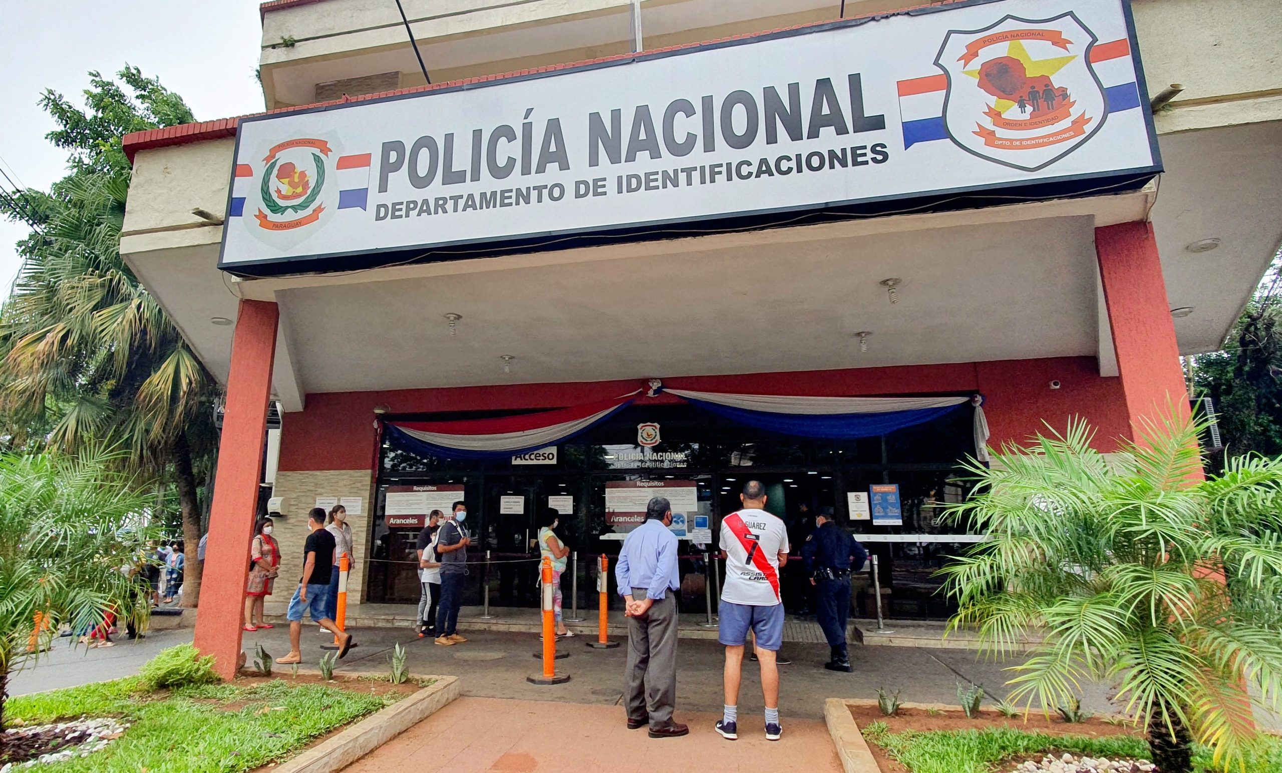 Depatamento de Identificaciones de la Policía Nacional. (Gentileza)