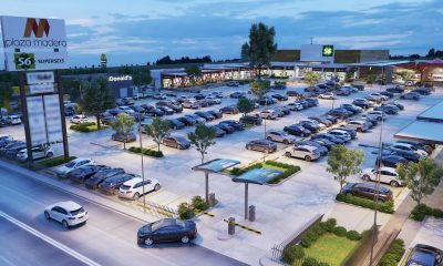 En una superficie de 10 hectáreas, el nuevo shopping contará con un amplio estacionamiento rodeado de galerías comerciales. Foto: Gentileza.