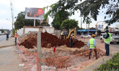 Proyecto de mejora y adecuación de la intersección de las avenidas Acceso Sur, Américo Picco y Avelino Martínez. Foto: Gentileza.