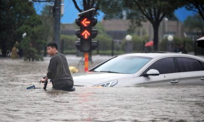 Lluvias torrenciales en la provincia de Henan causaron el desbordamiento de ríos. Foto: eluniverso.com