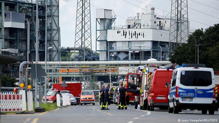 El parque químico donde ocurrió la explosión. Foto: DW.