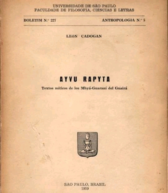 Ayvu Rapyta, primera edición. São Paulo, 1959