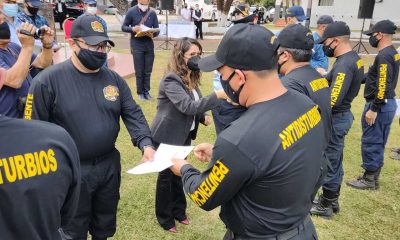 El curso fue dictado por especialistas de la Agrupación Especializada. Foto: Gentileza.