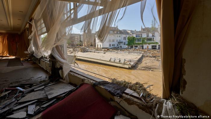 Daños de tormenta en Alemania. Foto: DW.