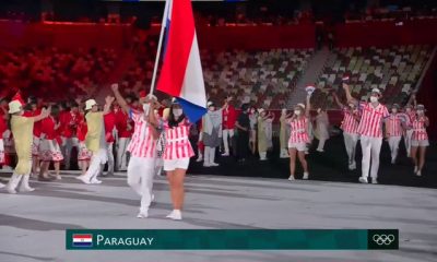 Momento del desfile. (Comité Olímpico Paraguayo)