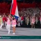 Momento del desfile. (Comité Olímpico Paraguayo)