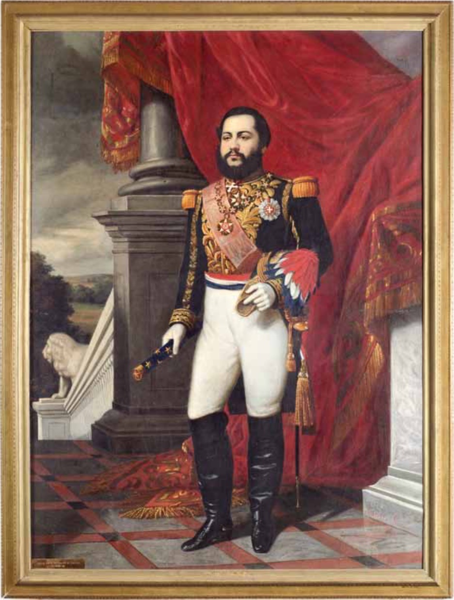 Aurelio García, “Retrato del Mariscal Francisco Solano López”, 1866. Cortesía