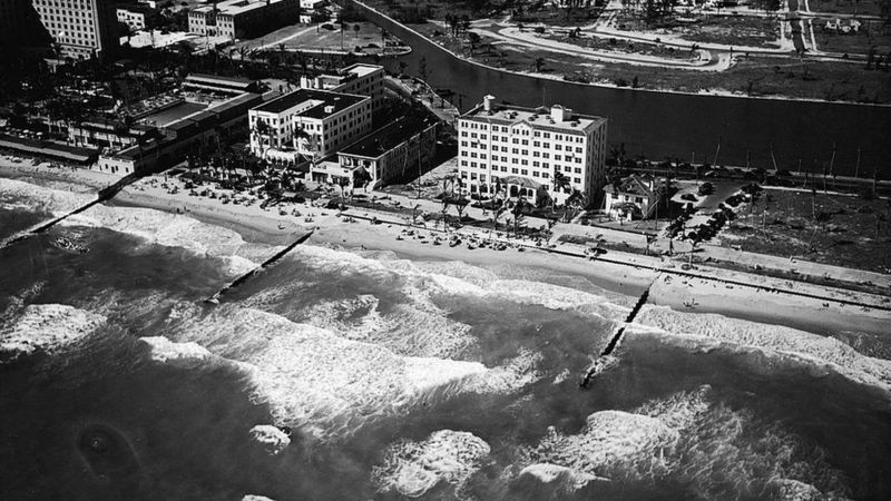 Miami Beach se construyó para ser uno de los balnearios favoritos de EE.UU. Foto: BBC Mundo.