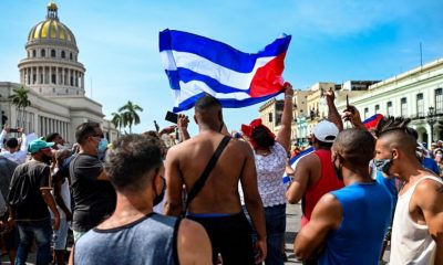 Masivas protestas en Cuba, las más grandes en décadas. Foto: perfil.com