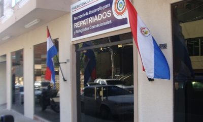 Fachada de la Secretaría de Repatriados. (Foto Gentileza)