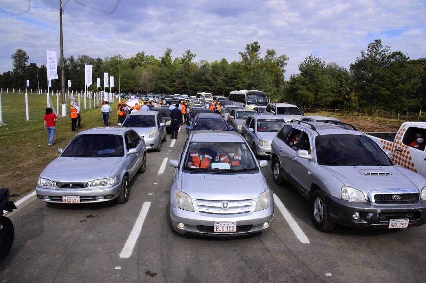 Este sábado en el Autódromo Rubén Dumot. Foto: Salud Pública.