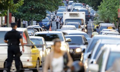 El tránsito en Asunción se vuelve caótico en algún momento del día. (Foto: Gentileza)