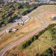 Vista aérea del mega vacunatorio del Autódromo Rubén Dumot. Foto: Ministerio de Salud.