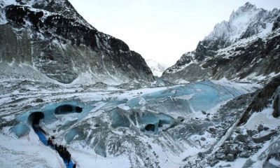 El agua liberada por los glaciares es uno de los mayores contribuyentes al aumento global del nivel del mar. Foto: Getty.