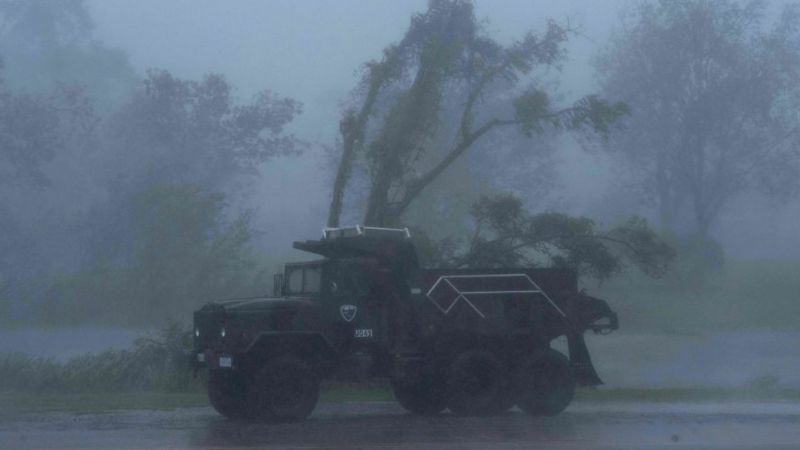 En Bourg, Luisiana, hubo intensas tormentas con vientos huracanados. Foto: Getty.