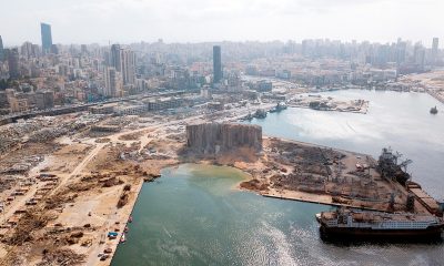 La gigantesca deflagración fue provocada por las cientos de toneladas de nitrato de amonio almacenadas sin medidas de precaución. Foto: Télam.