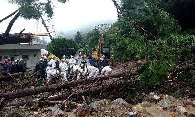 Las autoridades lanzaron pedidos para que 1,4 millones de personas dejaran sus hogares después de que la agencia meteorológica JMA anunciara niveles inéditos de lluvia en la región. Foto: Agencias.