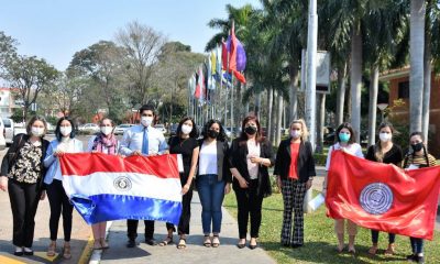 Los estudiantes becados. (Gentileza)