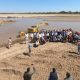 Celebran entrada ininterrumpida de aguas en el Pilcomayo. (Foto IP).