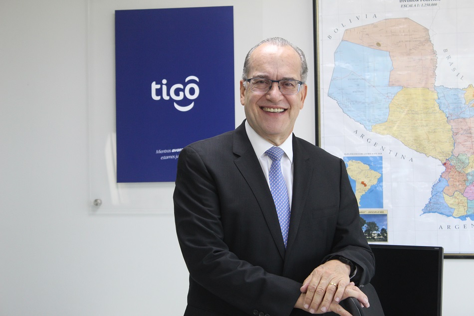 Carlos Blanco, CEO de Tigo Paraguay. Foto: Gentileza.