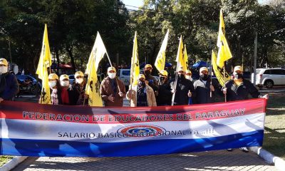 Una de las tantas manifestaciones realizadas por la FEP. (Facebook FEP)