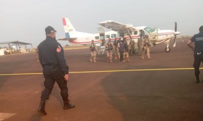 El traslado se realizó vía aérea. (Gentileza)