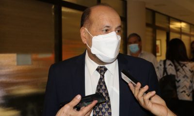 El presidente de la Cámara de Senadores, Óscar "Cachito" Salomón. (Foto Senado)