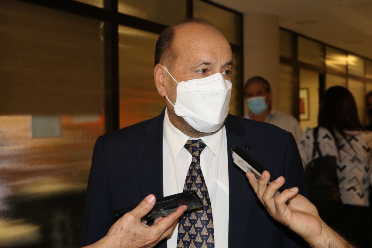 El presidente de la Cámara de Senadores, Óscar "Cachito" Salomón. (Foto Senado)