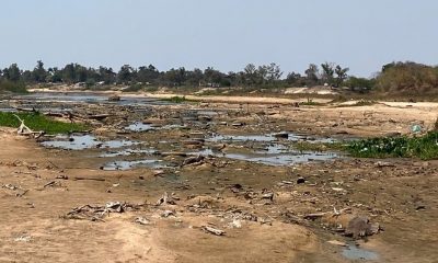 Preocupa mucho la bajante del río Paraguay. (@GeroZavala)