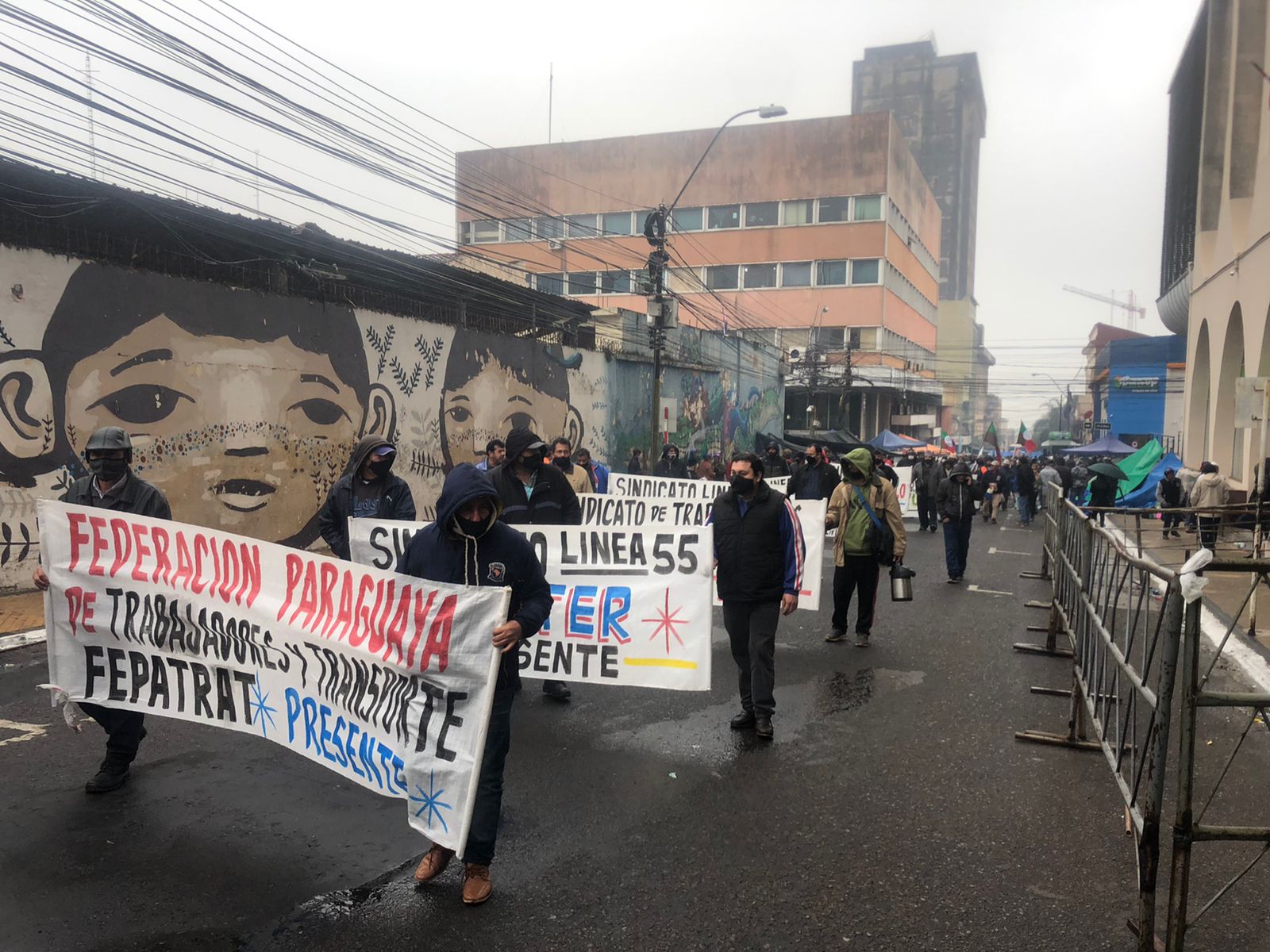 Marcha de Campesinos. (Radio Caritas).