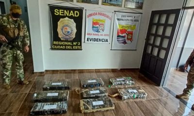 Tras recorridos fluviales y terrestres, el equipo logró el hallazgo y decomiso de marihuana. Foto: SENAD.