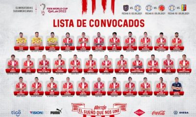 Convocados a la Albirroja para combo de la eliminatorias.