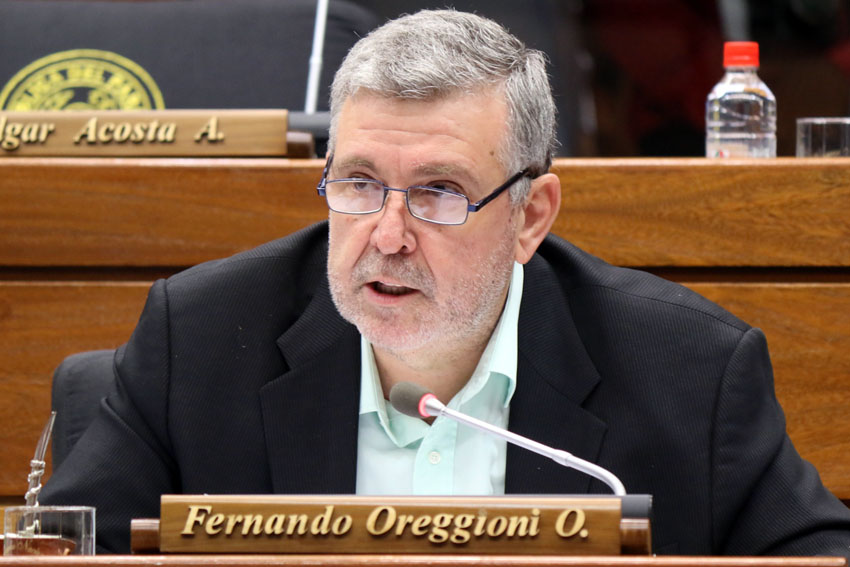 Diputado Fernando Oreggioni. (Foto Gentileza).