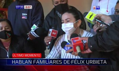 Hijas de Félix Urbieta, conferencia (Foto Captura video).