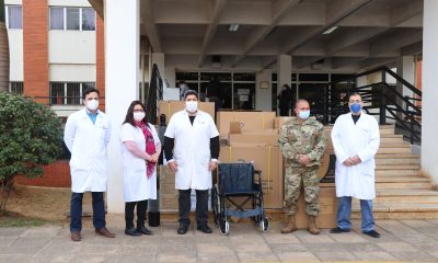 La donación es parte de la asistencia humanitaria que realiza EE.UU. en apoyo a Paraguay. Foto: Clínicas.