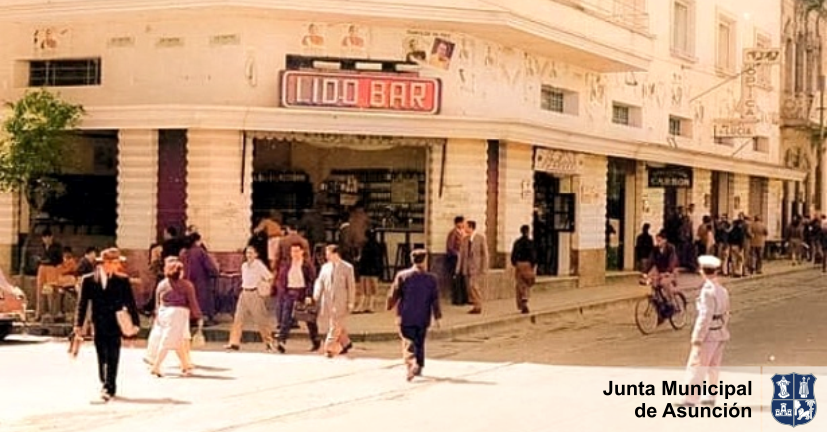 Lido Bar, fue creado el 26 de julio de 1953 por una pareja de inmigrante alemanes. Con los años se volvió en uno de los emblemas de Asunción. (Foto Junta Municipal de Asunción)