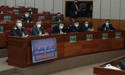 Durante la Reunión con diferentes sectores del Estado,. (Foto Senado).