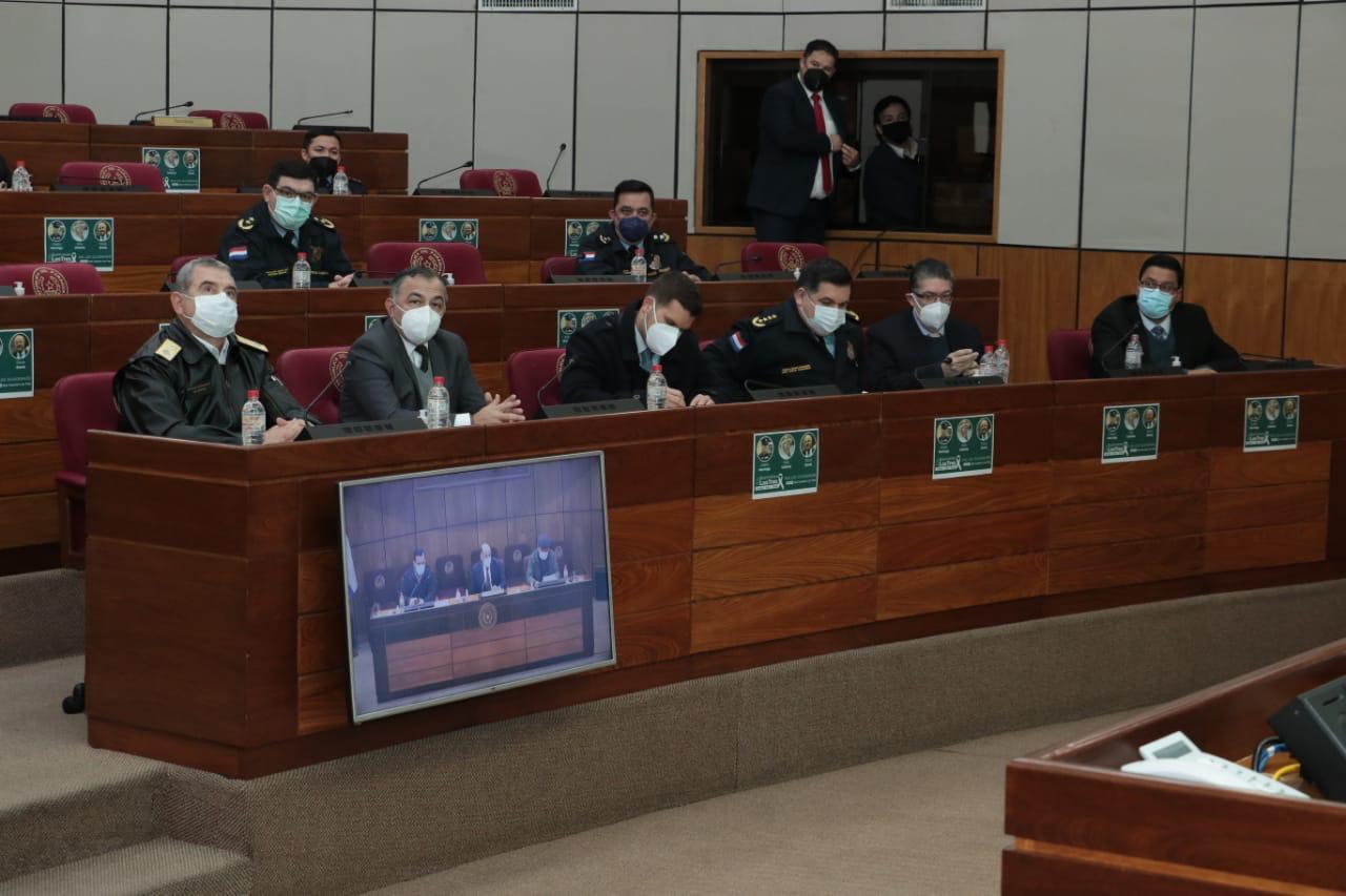 Durante la Reunión con diferentes sectores del Estado,. (Foto Senado).