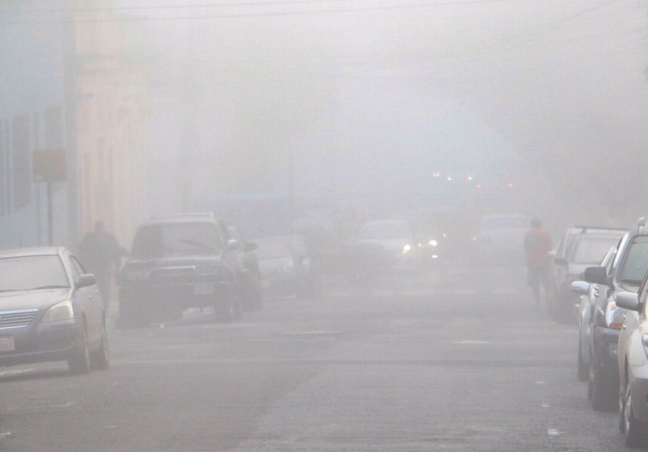 Neblina en Asunción. Foto de archivo