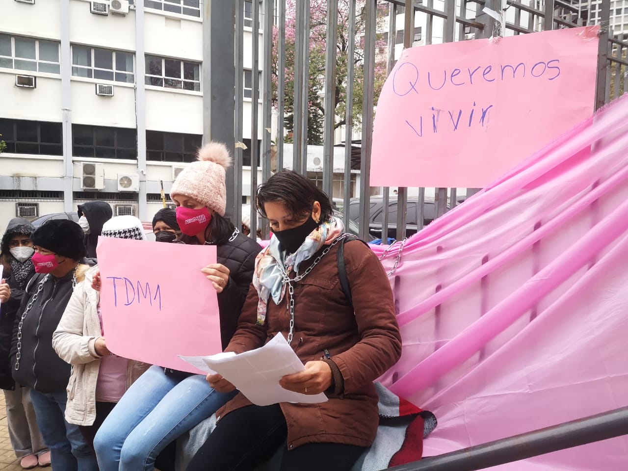 Anuncian nueva manifestación de pacientes con cáncer. Foto: Gentileza