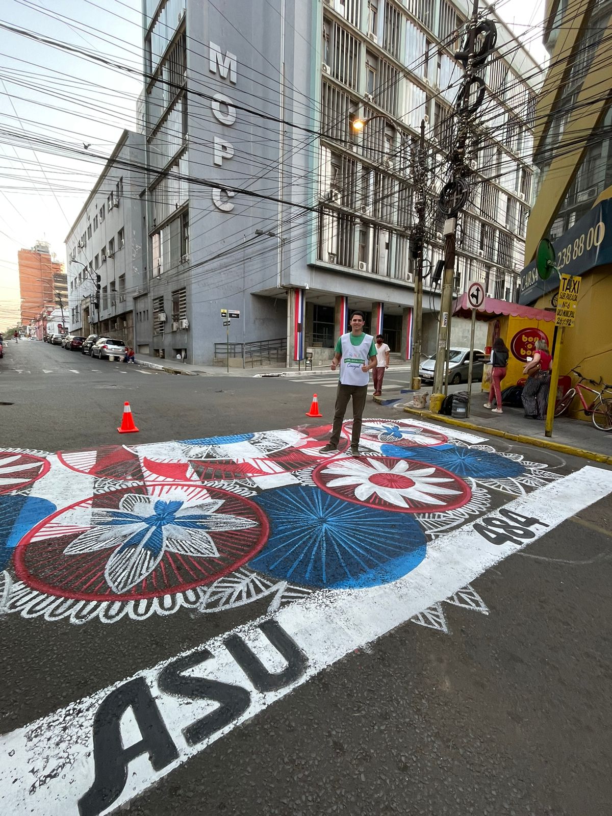 Paso peatonal de Ñanduti. (Foto Pablo Callizo).