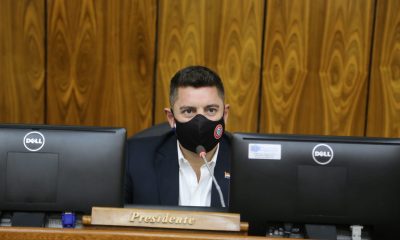 Pedro Alliana, presidente de la Cámara de Diputados, anunció las medidas a aplicar a sus colegas raboneros. Foto: Diputados.