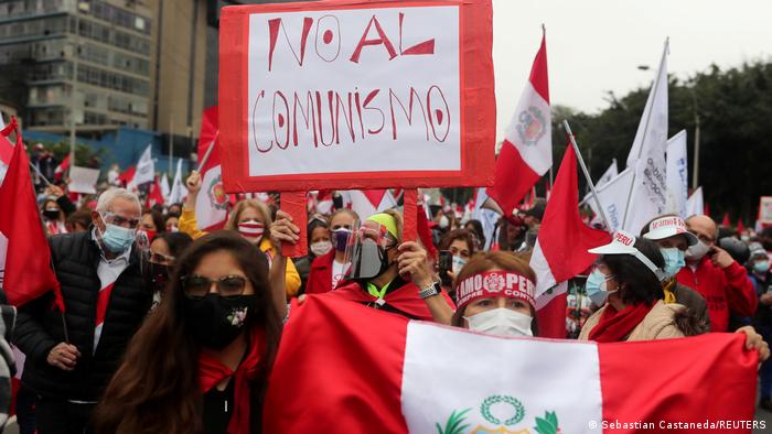 Protestas en Perú. Foto: DW.