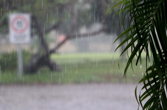 Lluvia en la capital. Gentileza