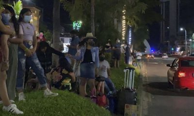 En Ciudad de México, los edificios se sacudieron y en el cielo se observaron los destellos conocidos como "luces de terremoto". Foto: Getty.