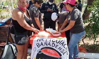 Miembros de los grupos de ollas populares. (Foto: Articulación Bañadense)