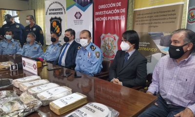 Autoridades de la Policía y Fiscalía brindaron una conferencia de prensa. (Radio Nacional)