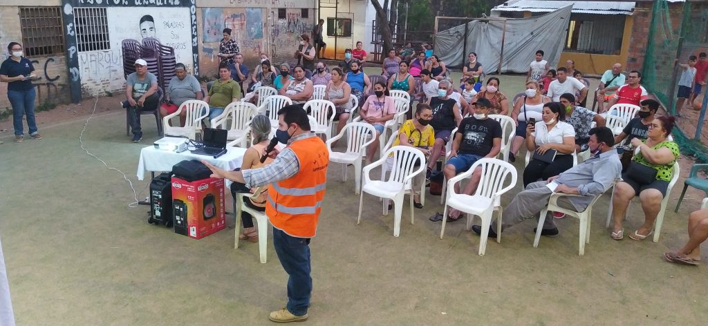 Los vecinos ya han sido informados en varias ocasiones de todos los trabajos que se desarrollarán. Foto: Gentileza.